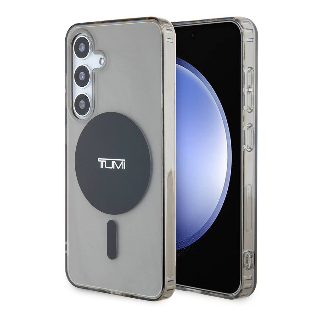TUMI Galaxy S24 Orjinal Lisanslı M-safe Şarj Özellikli Airbag Köşeli Transparan Plain Kılıf TUMI Galaxy S24 Orjinal Lisanslı M-safe Şarj Özellikli Airbag Köşeli Transparan Plain Kılıf